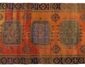 11.8 ft X 4.3 ft Turkish Vintage KilimRug Runner Anatolian Handmade Bohemian Decor,Bedroom,Livingroom,Longrug,Oriental Handmade Wool rug,