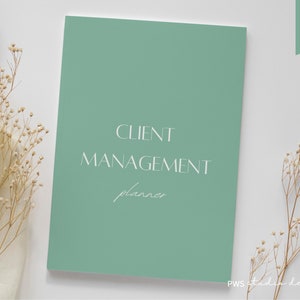 Client Management Planner Editable Small Business Log Client Tracker Client Intake Organizer Project Management Worksheets