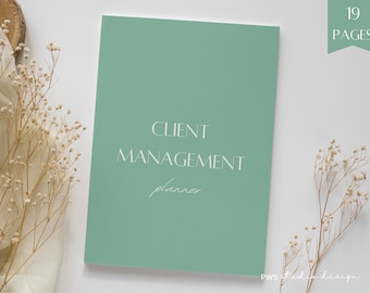 Kunden-Planer Bearbeitbar Small Business Log Kunden-Tracker Kundenannahme-Organisator-Projektmanagement-Arbeitsblätter