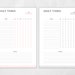 Printable Daily Tasks Template, Editable Daily Checklist, Daily Chore ...