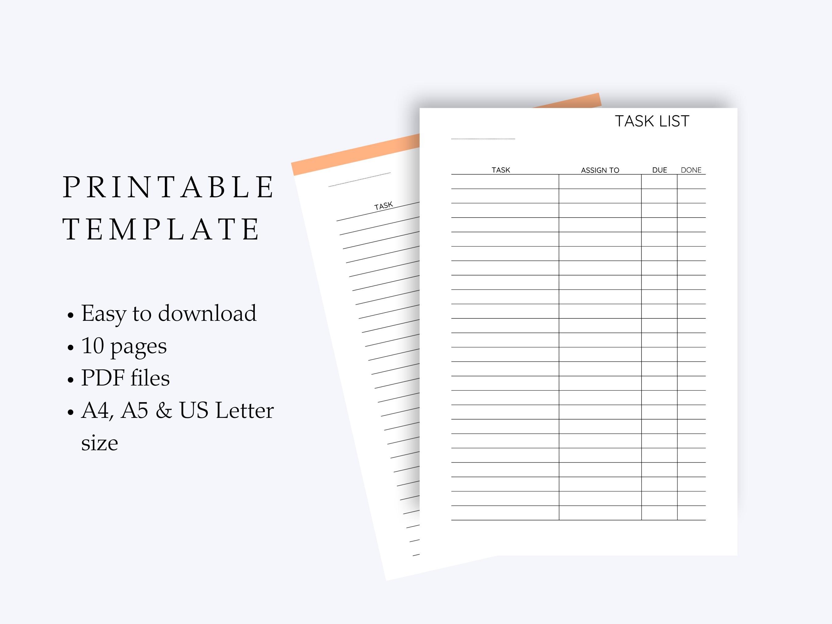 7 Eleven Task List.pdf Employee Task List Sheet, Printable PDF, Daily Work Planner and ...