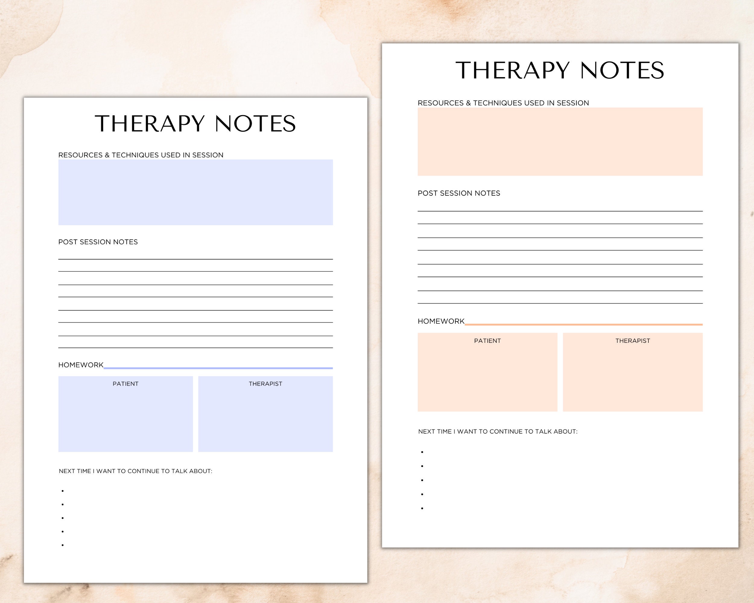 Counseling Notes.pdf Therapist Notes, Therapy Worksheet, Mental Health Notes, Therapy Log ...