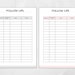 Printable Follow up Tracker, Editable Customer Tracker, Small Business ...
