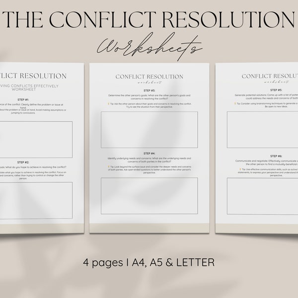 Conflict Resolution Template Social Skills Worksheets How To Resolve Conflict Therapy Resources Counseling Worksheets Resolving Conflict