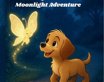 Lucky y la aventura a la luz de la luna - Cuento ilustrado para niños