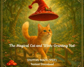 El gato mágico y el sombrero que concede deseos: cuento infantil para dormir, libro digital en PDF