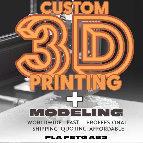 Custom 3D PRINTING & MODELING | Professional and Affordable on Demand | Worldwide Shipping | All Sizes and Colors | Message Us for Inquiries