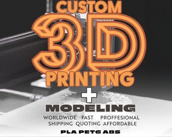 Custom 3D PRINTING & MODELING | Professional and Affordable on Demand | Worldwide Shipping | All Sizes and Colors | Message Us for Inquiries