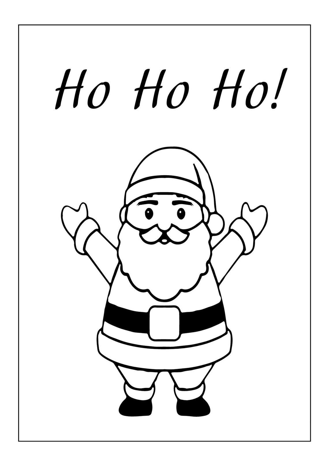 Printable Christmas Colouring Pages - Etsy