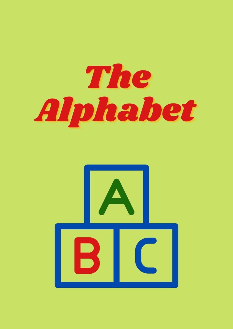 Printable Alphabet and Number Flashcards for Kids Etsy
