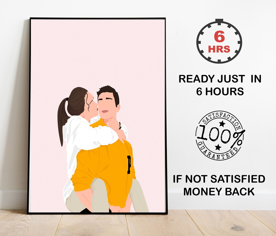 Best Friend Gift, Custom Portrait for Best Friend, Personalized