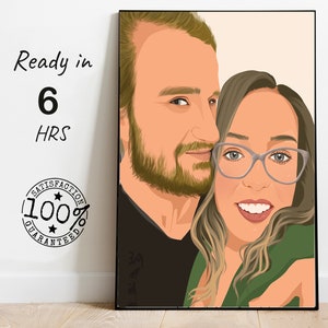 faceless couple printable art, printable memories illustration art, wedding illustration artwork, custom engagement gift, birthday photo