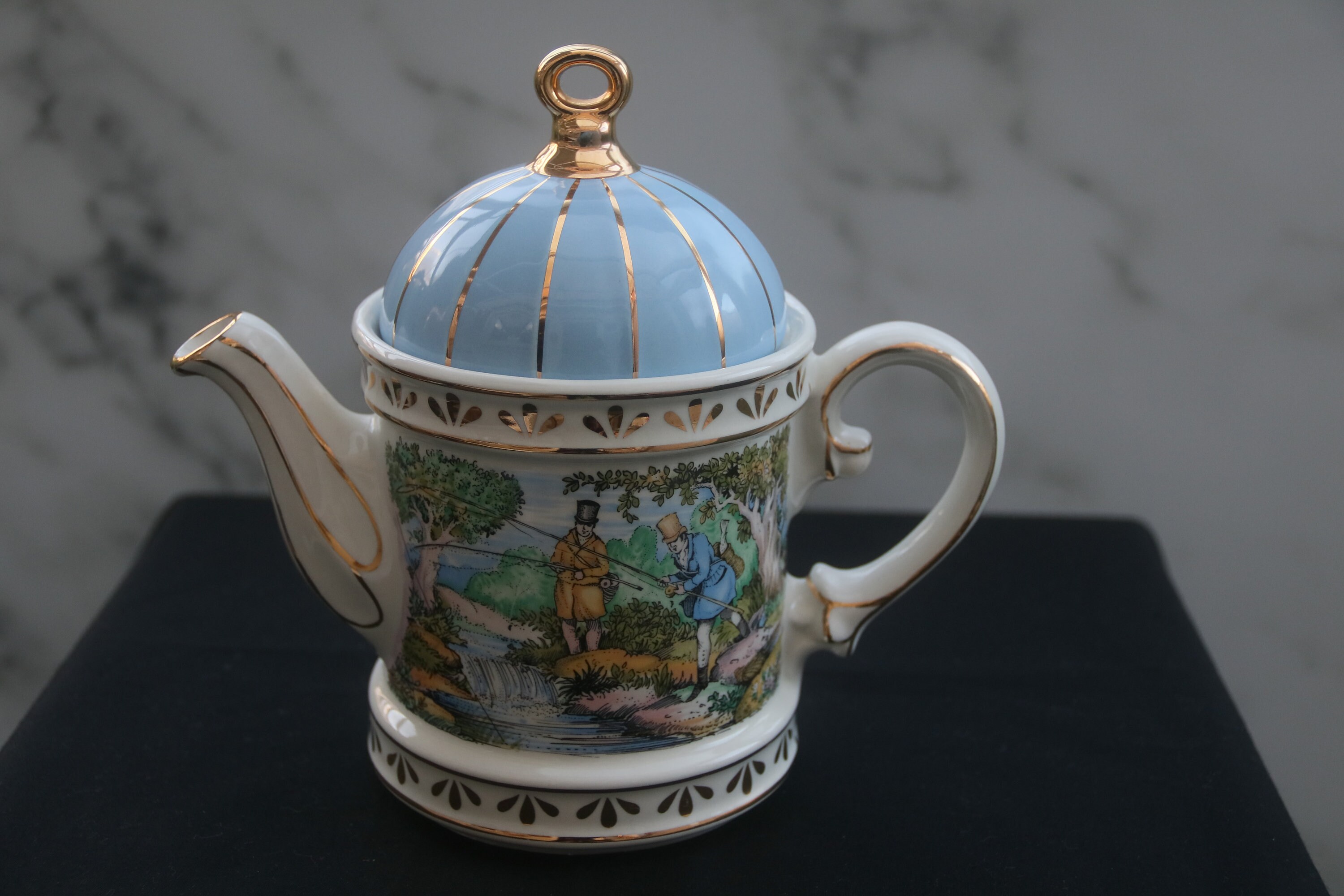 Sadler Teapot sporting Scenes of the Eighteenth Etsy
