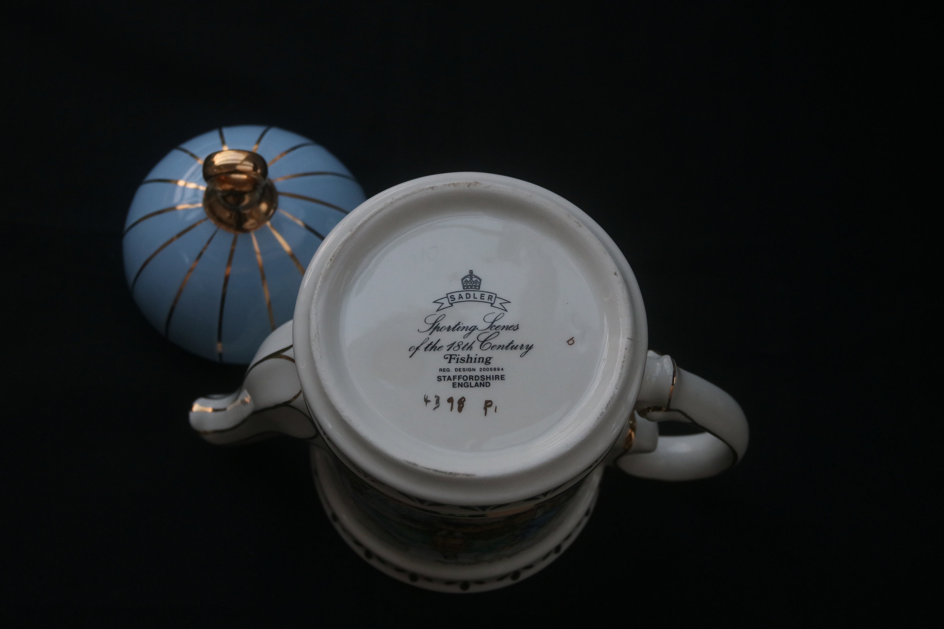 Sadler Teapot sporting Scenes of the Eighteenth Etsy