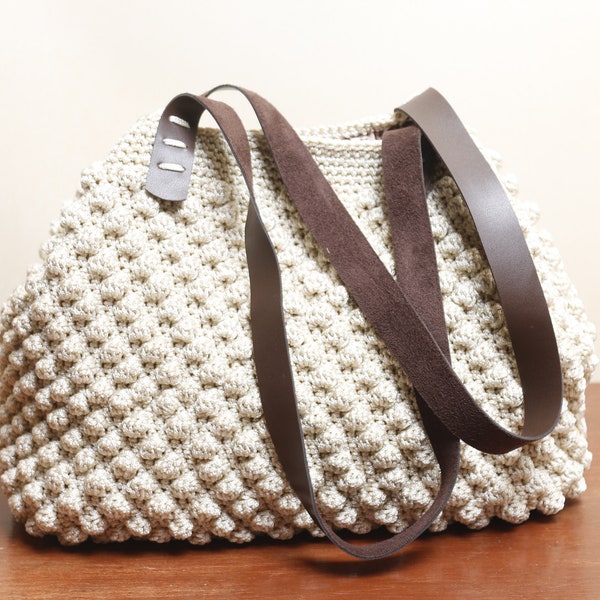 Grand sac fourre-tout en crochet pour femmes | Sac design tendance | Cadeau pour elle | Très grand fourre-tout en crochet | Sac pochette | Sac de plage d'été au crochet