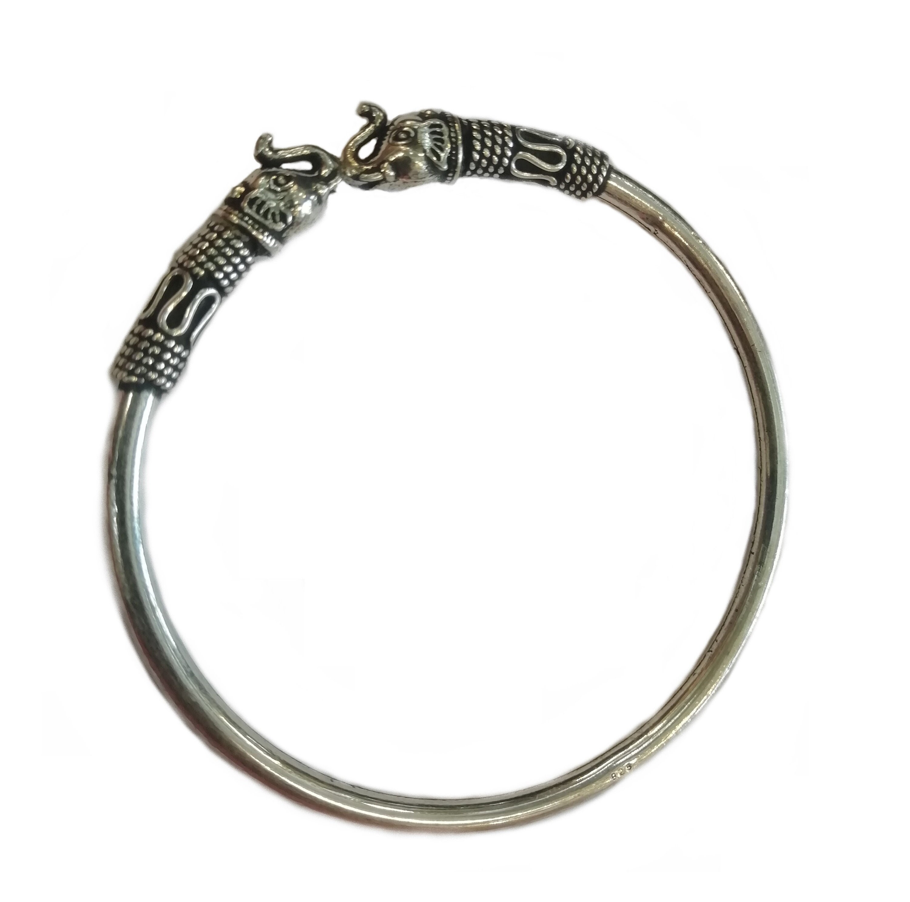 Silver elephant sale bracelet