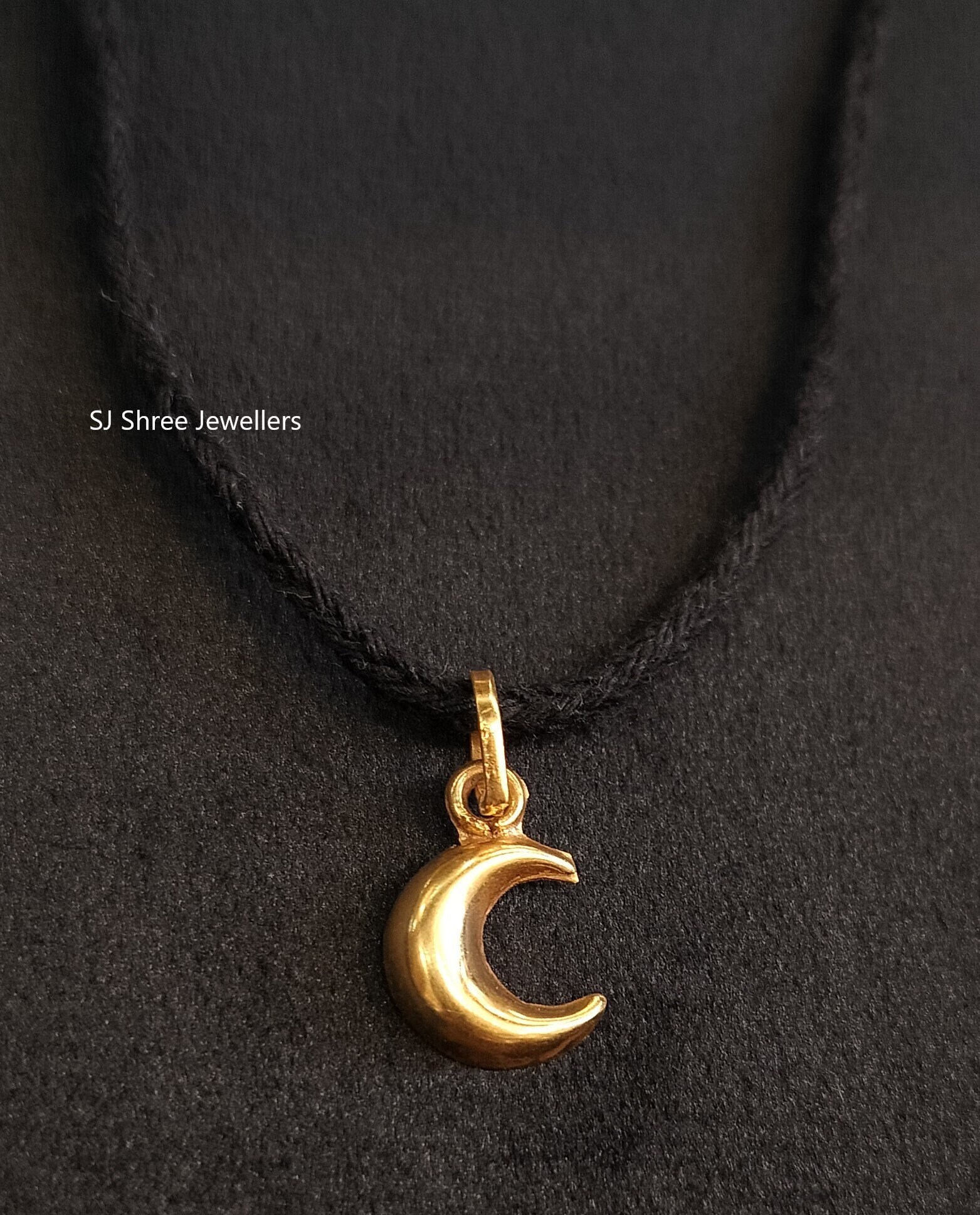 Gold Plated Pure Sterling Silver Nazar Pendant for New Born Babies