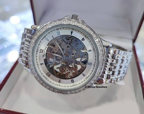 Silver watch clearance with white face