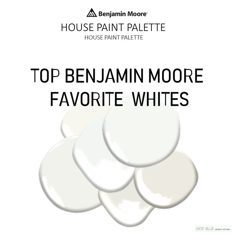 6 Favorite Benjamin Moore Interior White Paint Palette Prepacked Paint