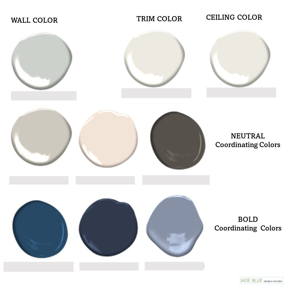 SEA SALT Coordinating Colors Modern Interior Home Prepacked Etsy