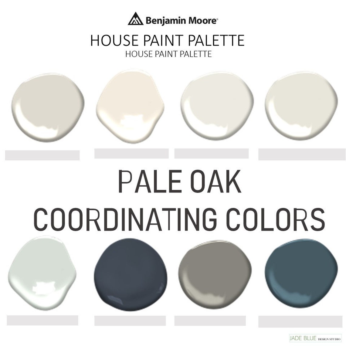 PALE OAK Coordinating Colors Modern Interior Home Prepacked Paint