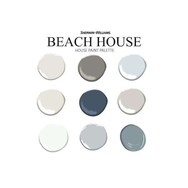 Sherwin Williams Beach House Etsy