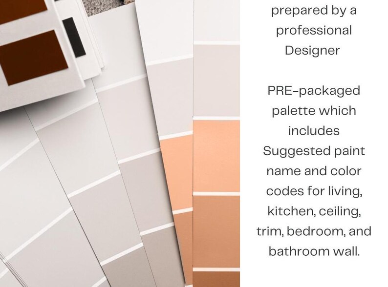 LUXURY Benjamin Moore Interior Paint Palette -prepacked Paint Palette ...