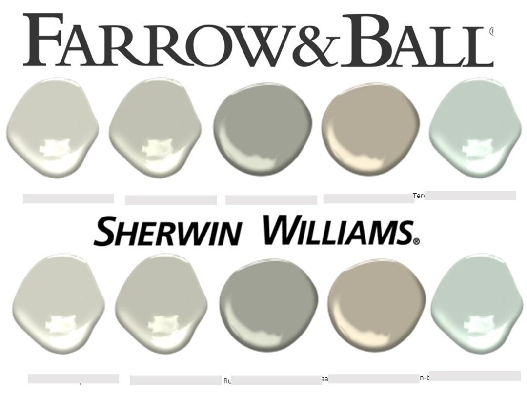 Farrow & Ball Green Paint Matches Farrow Ball Dupes Farrow Etsy