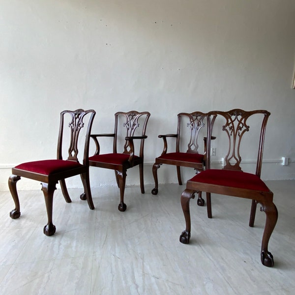 Antique Dining Chairs Etsy