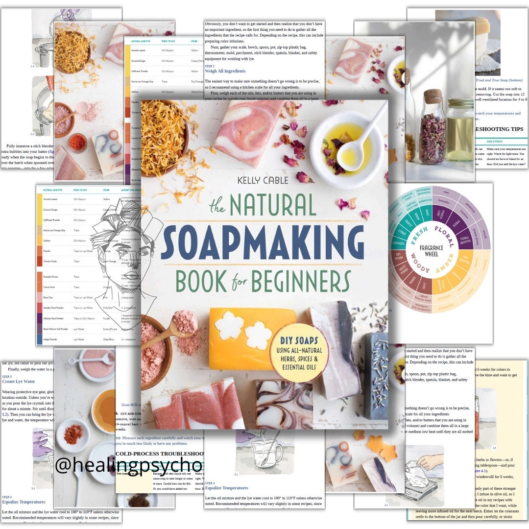 The Natural Soap Making Book for Beginners Doityourself Etsy
