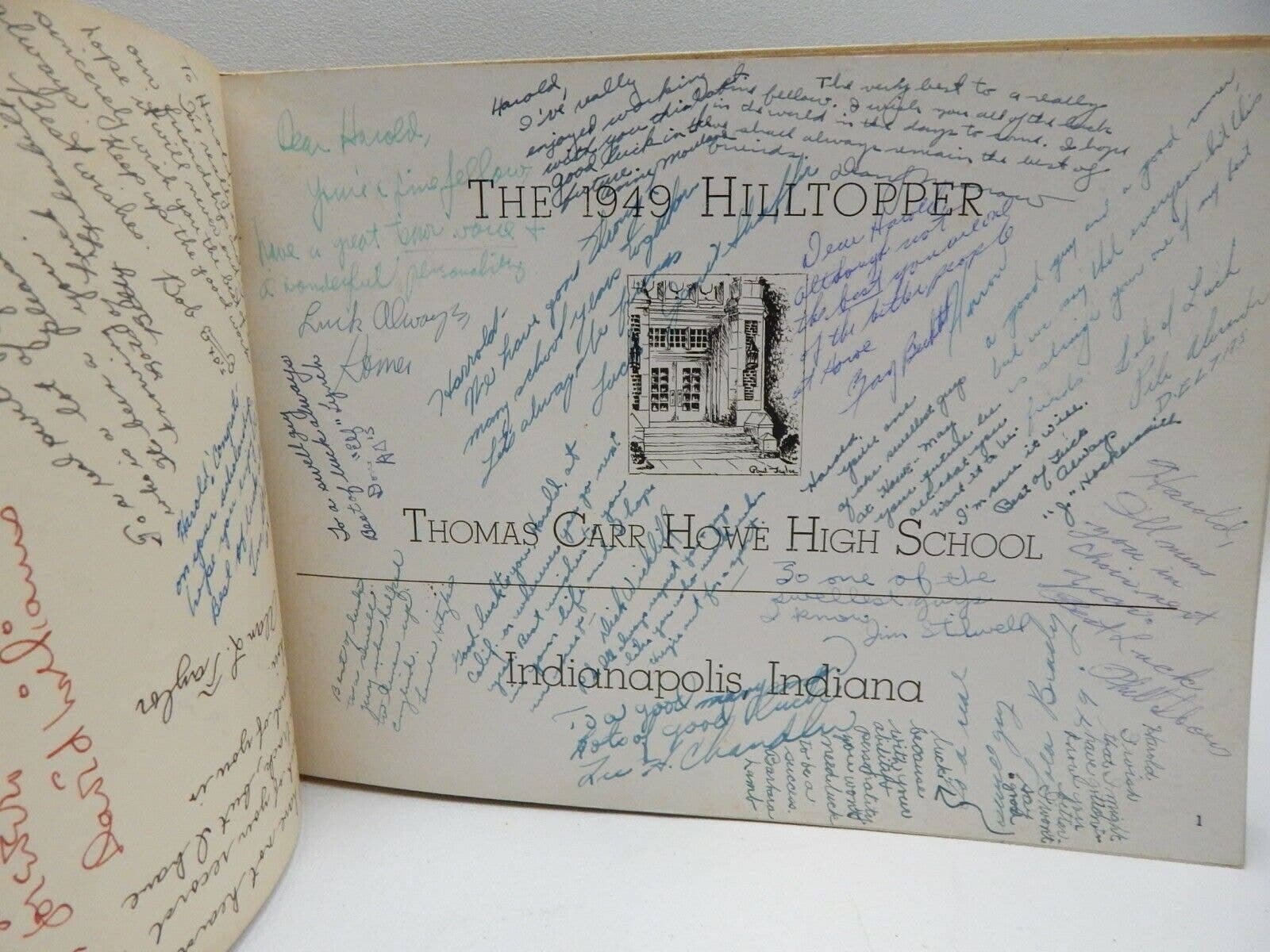 1949 Thomas Carr Howe High School Indianapolis Indiana Yearbook Annual