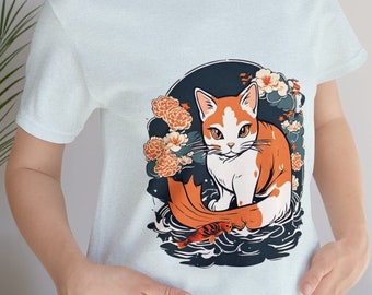 Koszulka Koi Kitten: Japońska koszulka z motywem kota w mandze i anime