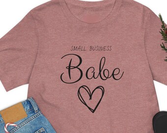 Camiseta de "Small Business Babe", camiseta de "Jefa Mamá"