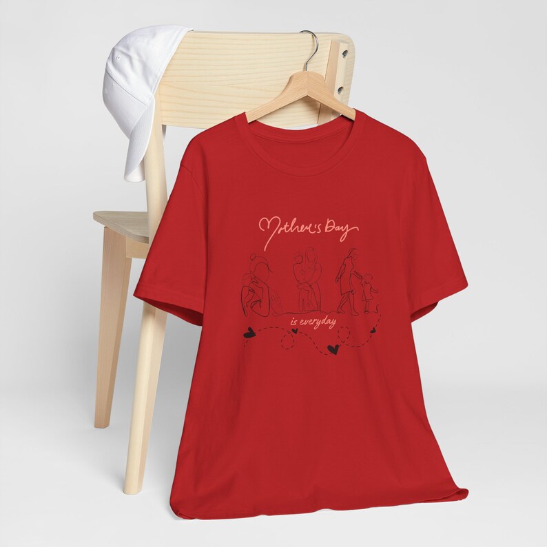 Mom Heart T-Shirt: Mother's Day Everyday Tee image 5