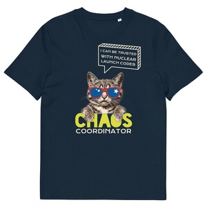 Unisex Cat Shirt, Funny Cat Meme Shirt, Chaos Cat Shirt, Trendy Cat Shirt, Cat Lover Graphic Tees, Cat Lover Shirt