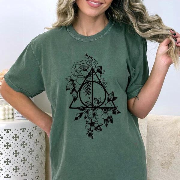 'HP' DEATHLY HALLOWS UNISEX T-SHIRT