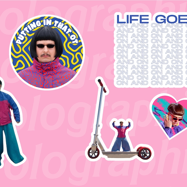 Oliver Tree Sticker Pack - Ugly is Beautiful - Sarcastic Hydroflask Sticker