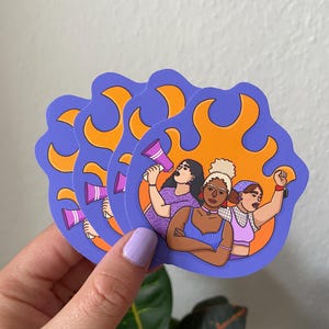 Feministisches Sticker "Raise your voice" | Empowerment Sticker | Body Positivity, Protest, Girl Power, FLINTA, LGBTQ+