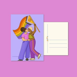 Postkarte "Queer Love"| Pride Postkarte | DIN A6