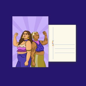 Postkarte "Bodies Don’t Need Approval"| Pride und Empowerment Postkarte | Queer Feministische Body Positivity Karte A6