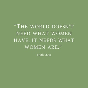 Edith Stein Quote Digital Download Print