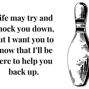 Knocked Down (notecard)
