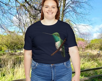 Hummingbird Unisex T-Shirt Jersey Short Sleeve Tee US Express Delivery Personalized Christmas Gift Bella+Canvas Great Gifts For Him For Her