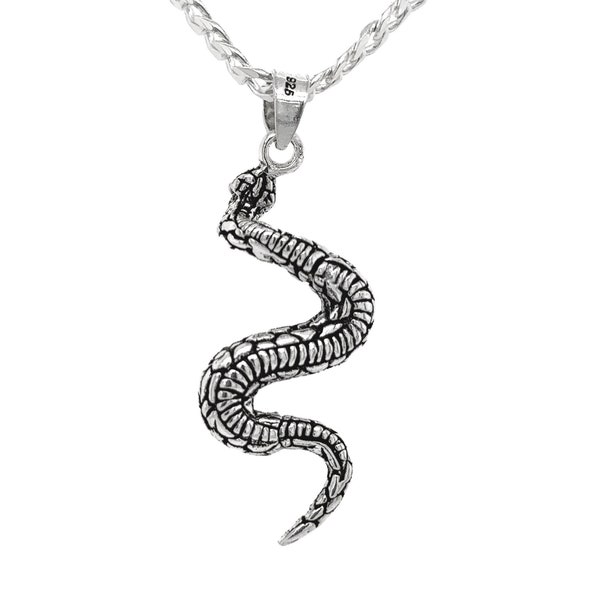 Snake Necklace Etsy
