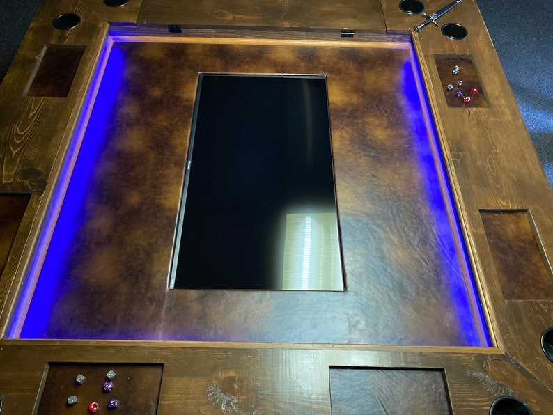 Game Table for Dnd, Table Top Game Table, Roleplaying Games, Handmade