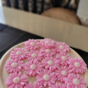 50 pezzi di candele profumate a forma di margherita per fidanzamento, matrimonio, matrimonio