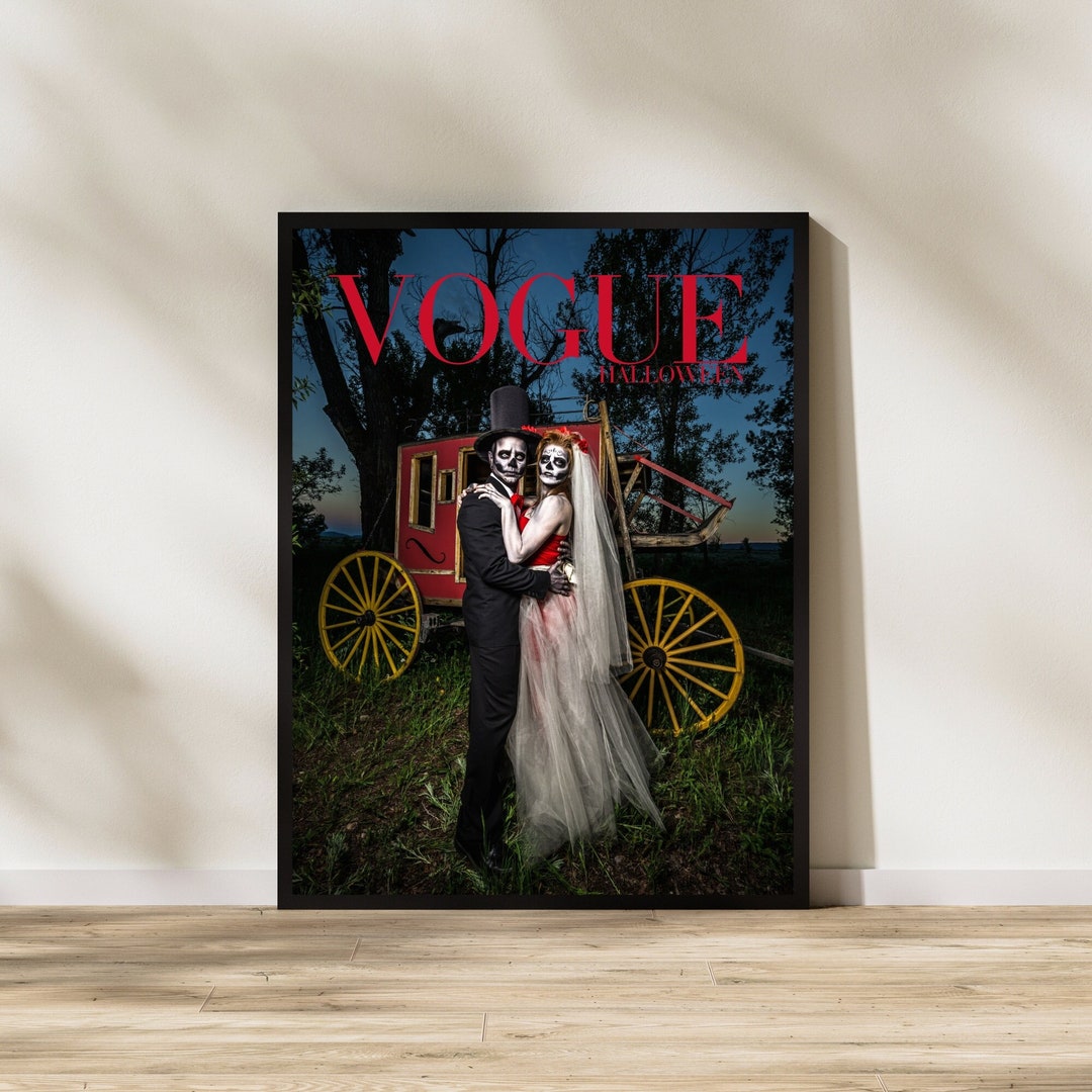Halloween Printable Wall Art, Vogue Halloween, Halloween Decor