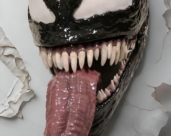 3D Printed Venom Mask: Cosplay Anti-Hero Mask