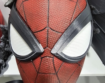 Customizable 3D Printed Spiderman Helmet: Magnetic Eyes