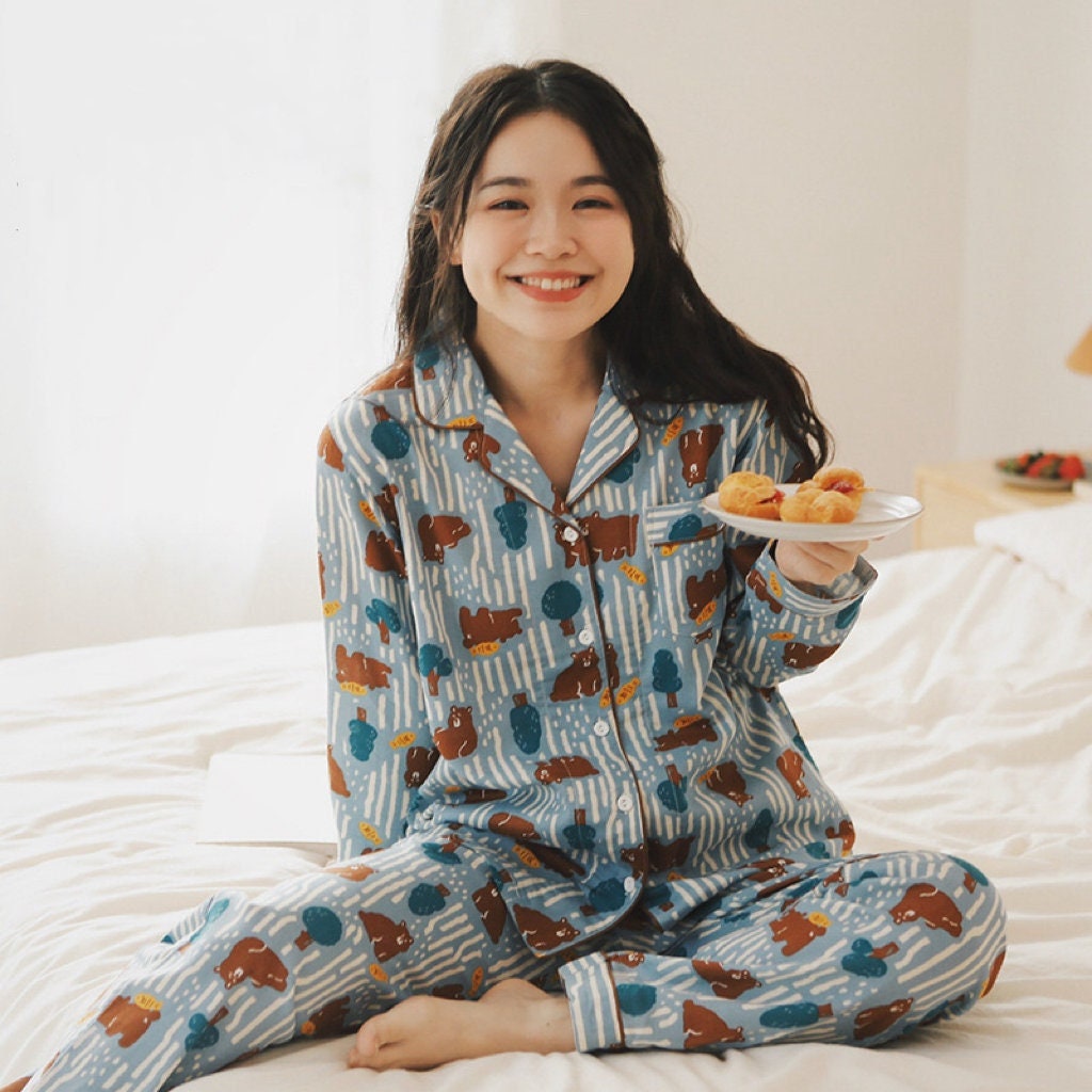 Buy Teddy Bear Pjs Online In India Etsy India